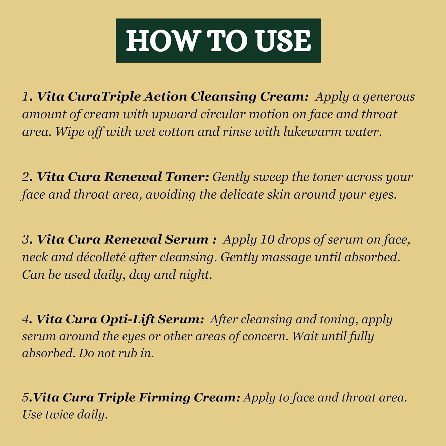 Repechage Daily Home Regimen Face Care Kit for Anti-Ageing with 5 products - Face Cleansing Cream, Renewal Toner, Renewal Serum, Opti Lift Serum, Triple Firming Cream for Firmer & Smoother Skin. - Loom and Latch